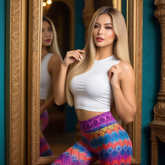 woman in dress