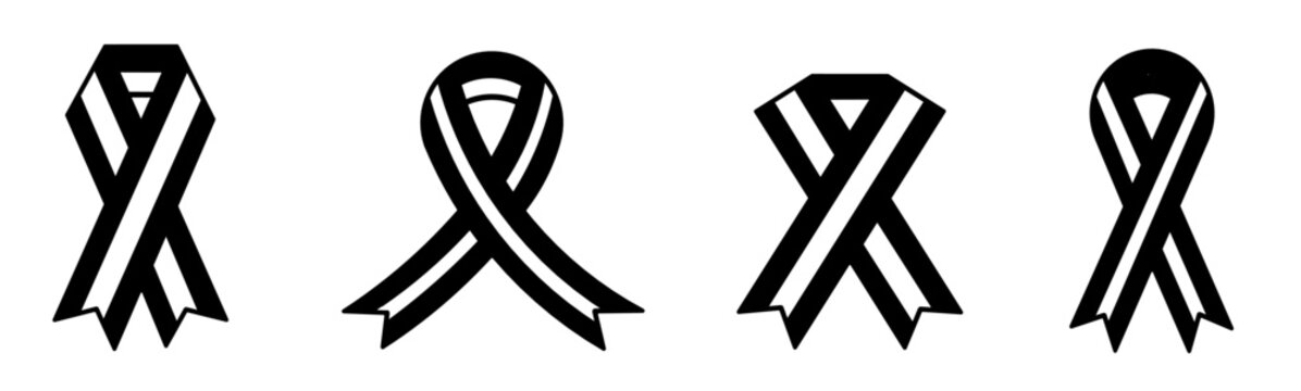 Ribbon illustration. Ribbon icon vector set. Design for business. Stock vector.