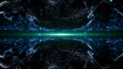 Particles bokeh abstract event game trailer titles cinematic openers digital technology concert background