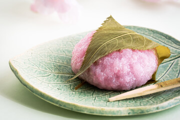 桜餅　道明寺　春の和菓子