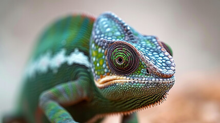 chameleon on a branch