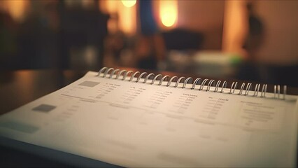 Closeup of a customized workout plan, highlighting the trend of tailored fitness routines tailored to individual needs and goals.