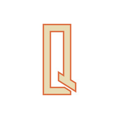 Monogram Q design vector logo. Monogram initial letter mark Q logo design. Monogram design vector logo. Monogram initial letter mark Q logo design. Simple Q monogram. Monogram Q design logo