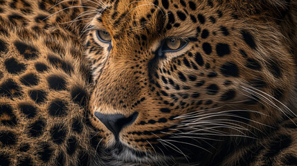 close up of leopard skin