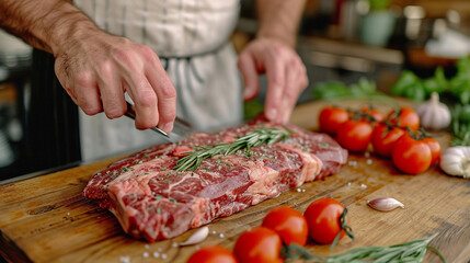 meat on a grill