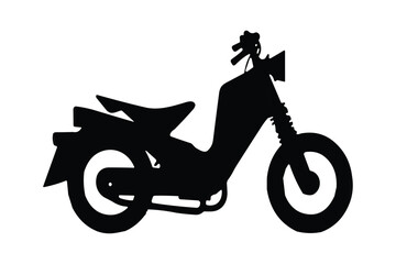 Fototapeta na wymiar motorcycle icon design vector silhouette