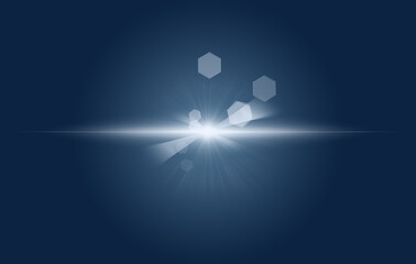 Lens flare background for design