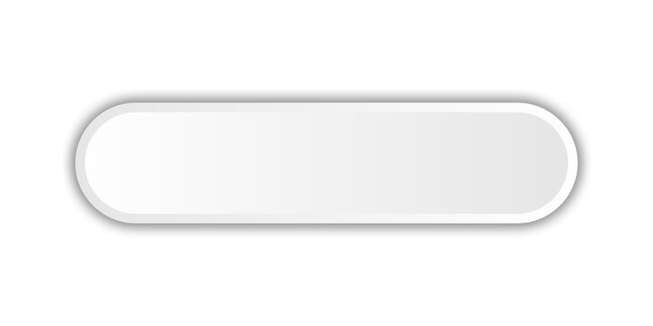 Modern trendy button. Transparent background button