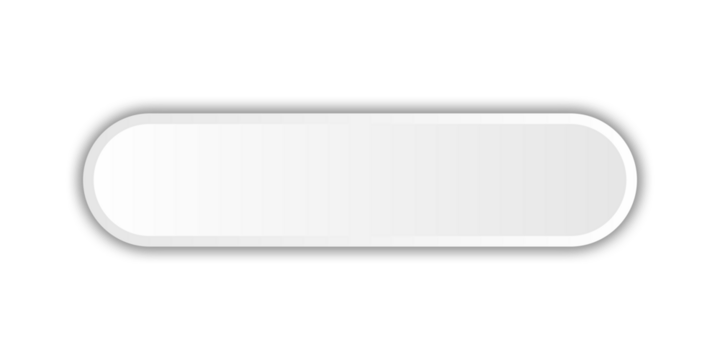 Modern trendy button. Transparent background button