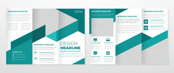 business brochure template with modern layout for corporate presentation and company profile