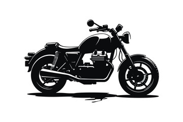 motorcycle icon design vector silhouette