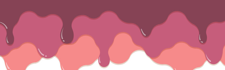 フレーム素材_垂れたチョコレート