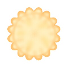 round baked cookie cutter