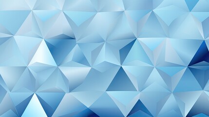 Obraz premium Abstract modern 3d blue triangles background with various sizes.
