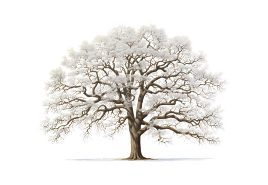 tree with snow
