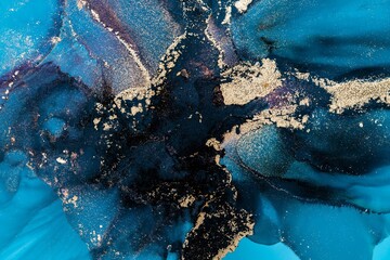 Original artwork photo of marble ink abstract art. High resolution photograph from exemplary...