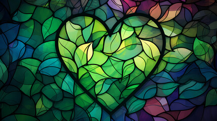 Vibrant Valentine's Day background with red hearts