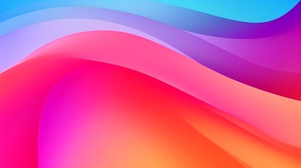 Colorful background with wavy lines.