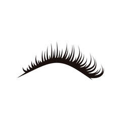 eyelash logo icon