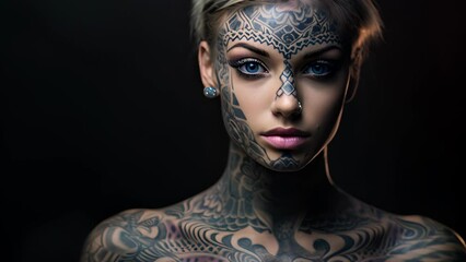 Next, we have a heavily tattooed and pierced teacher. She has chosen to work in a more traditional field, but that does not stop her from expressing herself through body art. Her tattoos