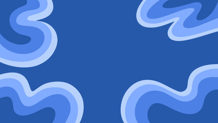 abstract background with blue waves