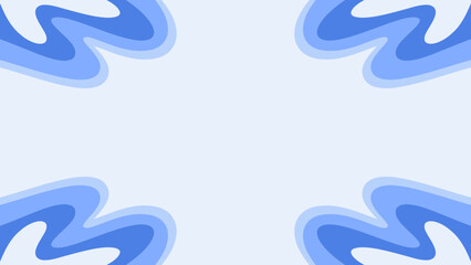 Fototapeta premium abstract background with blue waves