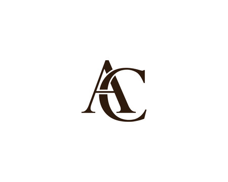 AC CA LOGO DESIGN VECTOR TEMPLATE