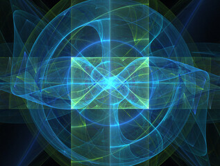 Imaginatory fractal abstract background Image