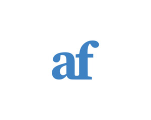 AF LOGO DESIGN VECTOR TEMPLATE