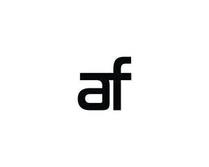 AF LOGO DESIGN VECTOR TEMPLATE