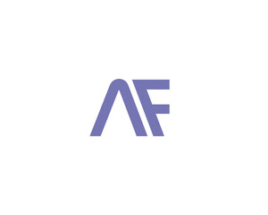 AF LOGO DESIGN VECTOR TEMPLATE