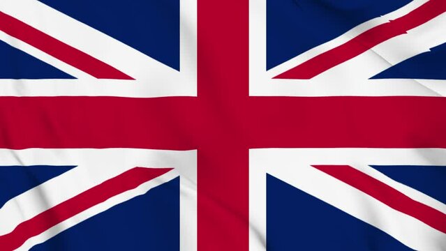 3D animation loop United States flag