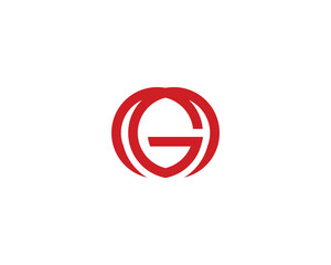 AG GA LOGO DESIGN VECTOR TEMPLATE