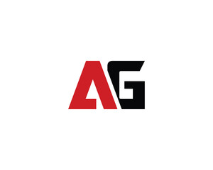AG LOGO DESIGN VECTOR TEMPLATE