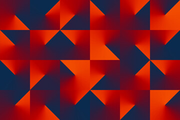 Radial Angle Gradient Geometric Seamless Patterns