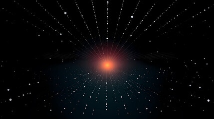 Obraz premium Technology lines background and light effects, technology sense background material