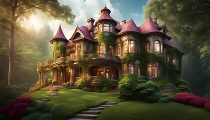 Errie House in the enchanted wonderland