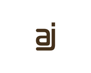 AJ LOGO DESIGN VECTOR TEMPLATE