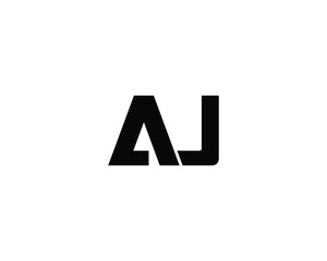 AJ LOGO DESIGN VECTOR TEMPLATE