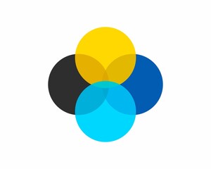 abstract circle logo company