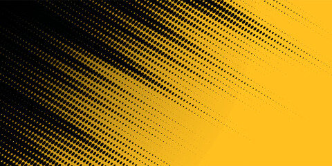 Yellow and black backdrop with dot halftone pattern element. Abstract brush grunge background. retro comic concept for your graphic design, banner or poster See Less dots halftone grunge