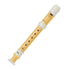 リコーダーのベクターイラスト