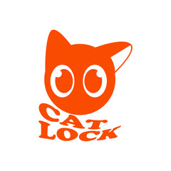 The cat mascot vector design can be used as a logo or as a symbol