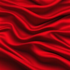 red silk background with wrinkles