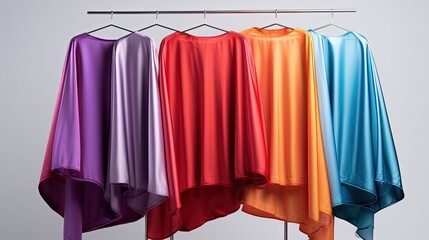 Obraz premium Smart textiles wearable technology functional fabrics solid color background