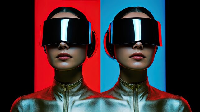 Digital twins virtual replicas real time simulations solid color background