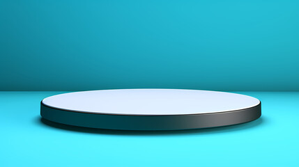 Modern round product advertising podium, booth, stage, product background, promotional event background