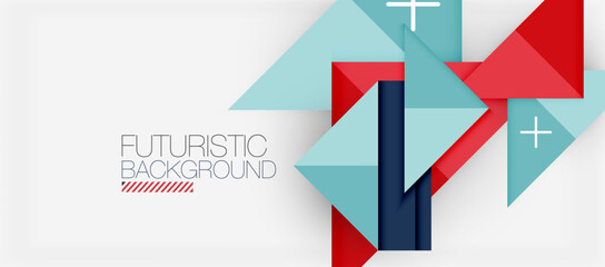 Triangle Vector Background Illustration For Wallpaper, Banner, Background, Card, Book Illustration, landing page