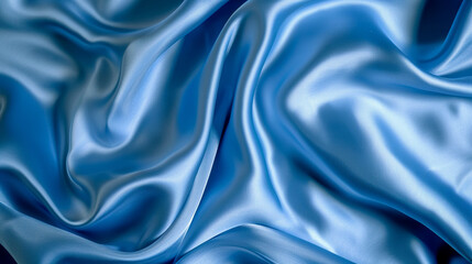 Obraz premium Light blue & dark blue silk background