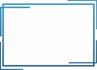 Simple elegant background with blue frame for certificate